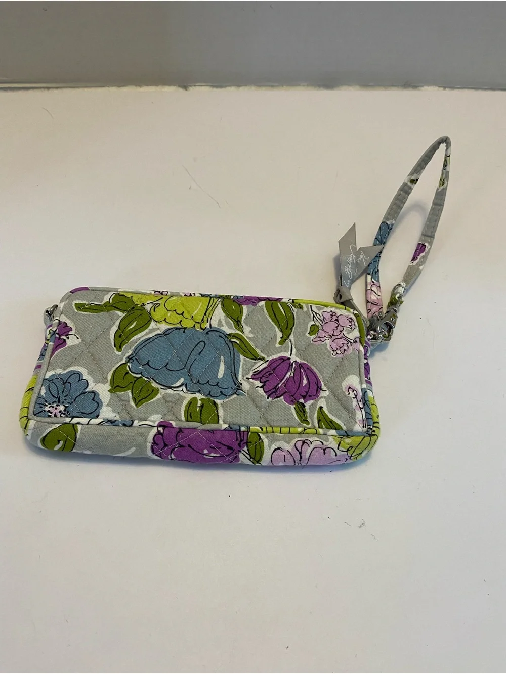 Vera Bradley Watercolor Carry It All Wristlet Wallet Phone Case Make Up/pencil